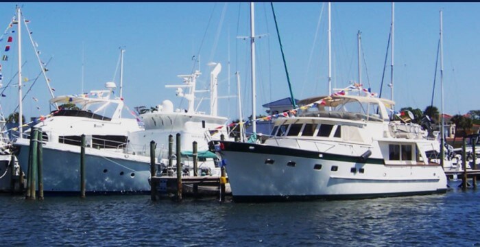 Yachts at Eau Gallie Yacht Club