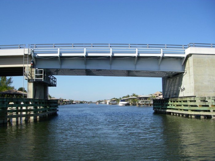 Lansing Island Bridge Across Grand Canal