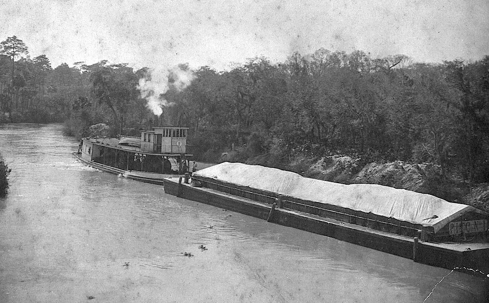 Inglis Barge on Withlacoochee River