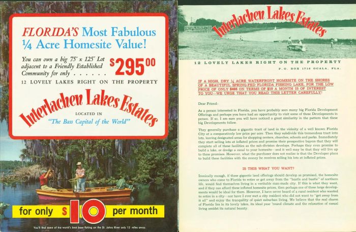Interlachen Lakes Estates Ad