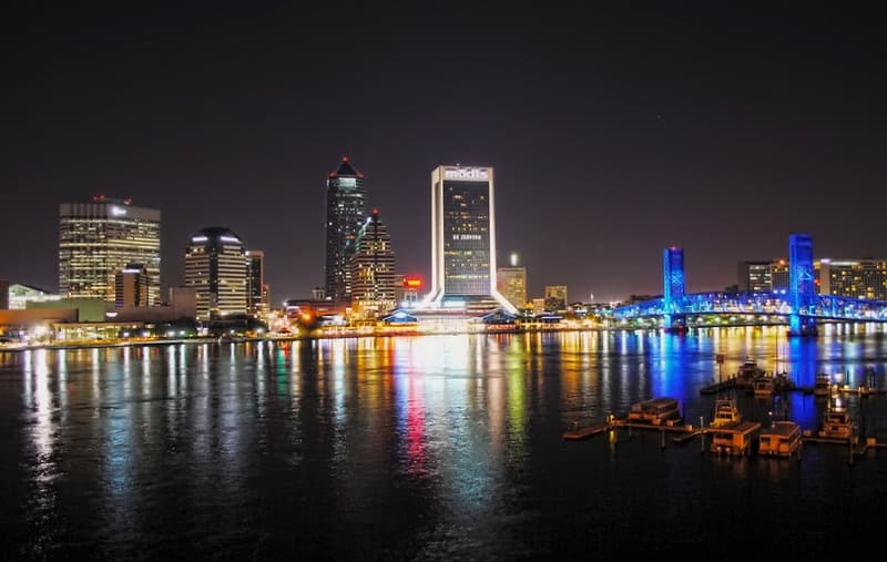 Jacksonville Florida Busy City On The