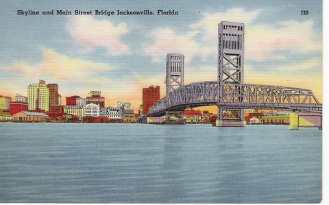 Vintage Postcard Jacksonville, Florida