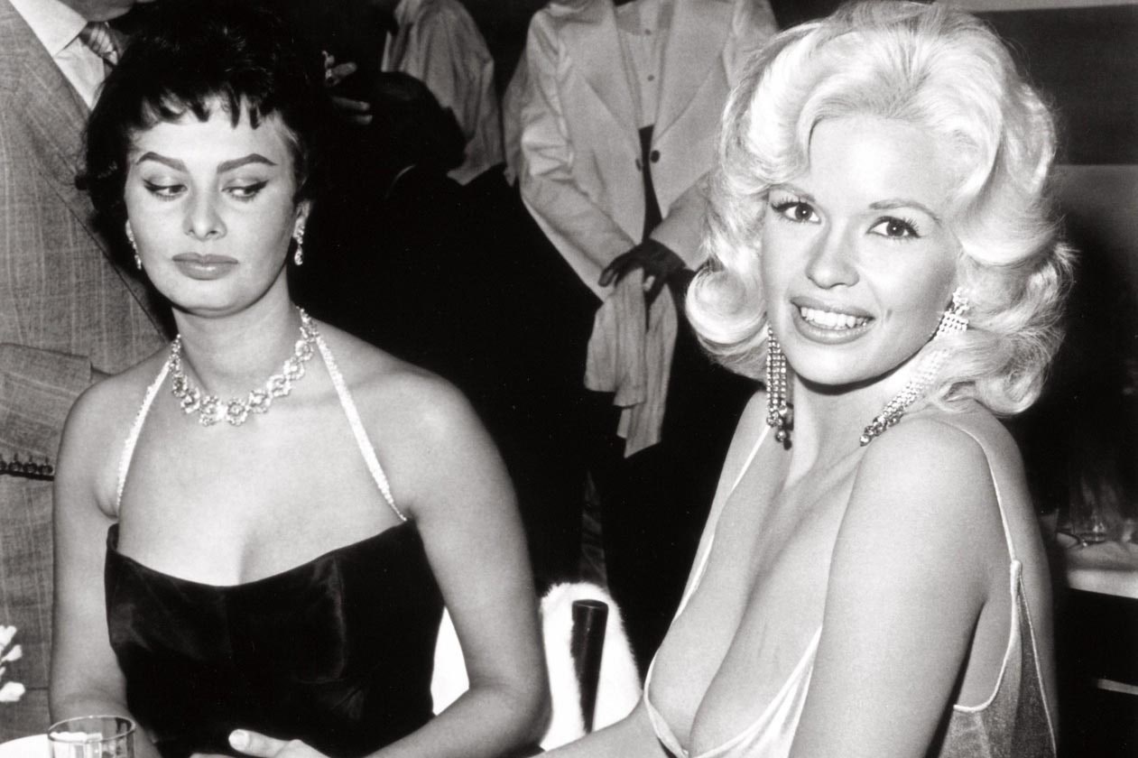 Iconic Photo of Sophia Loren and Jayne Mansfield