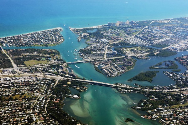 Jupiter Inlet to Atlantic Ocean