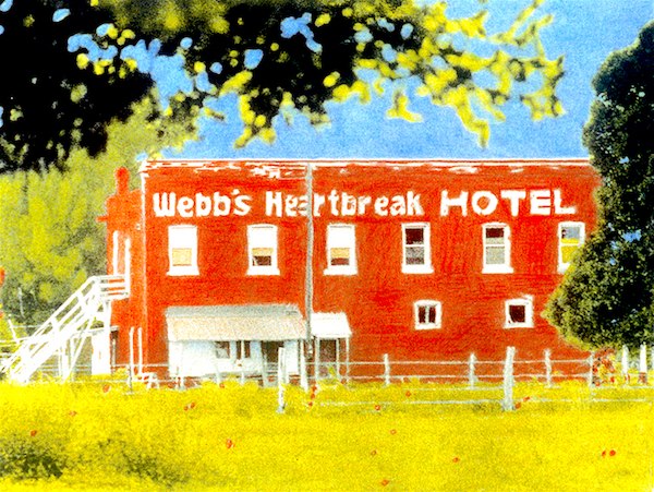 Heartbreak Hotel Silverprint by Lloyd Behrendt