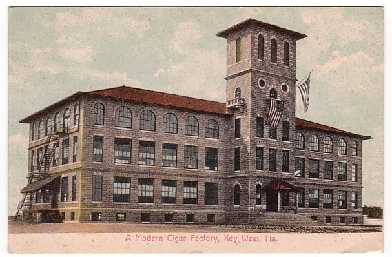 Vintage Postcard Key West Cigar Factory
