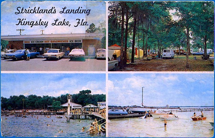 Vintage Postcard Strickland's Landing