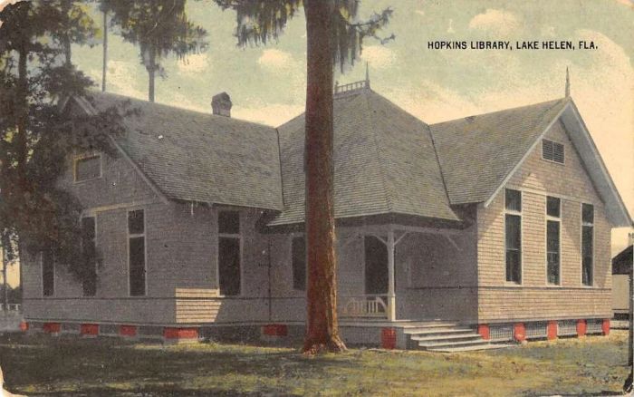 Lake Hopkins Library Postcard
