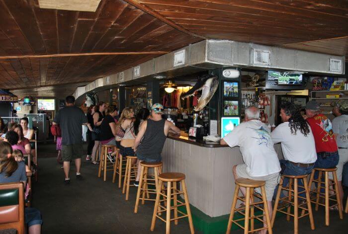 Inside Bar at Lone Cabbage Fish Camp