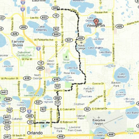 The Villages Florida Street Map 2018