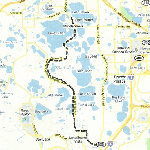 Central Florida Day Trip Lake Buena Vista to Windermere