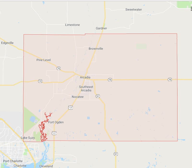 Desoto County Map