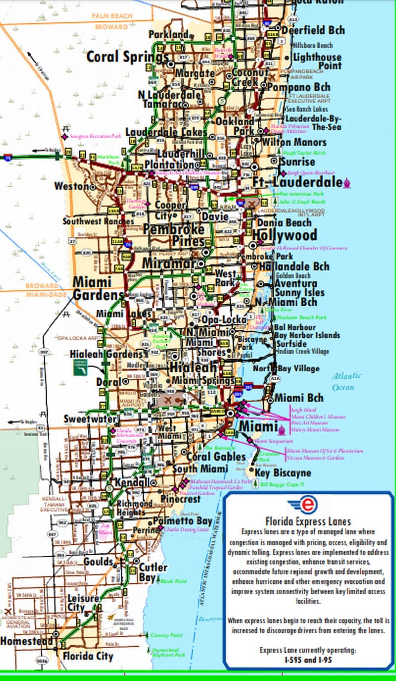 South Florida Map With Cities Florida City Maps: Street Maps For 167 Towns and Cities