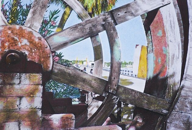 Mathers Bridge Old Waterwheel by Lloyd Behrendt