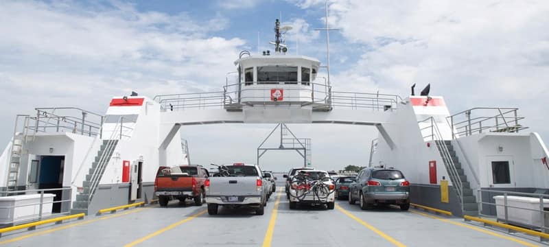 St. Johns River Car Ferry at Mayport, Florida