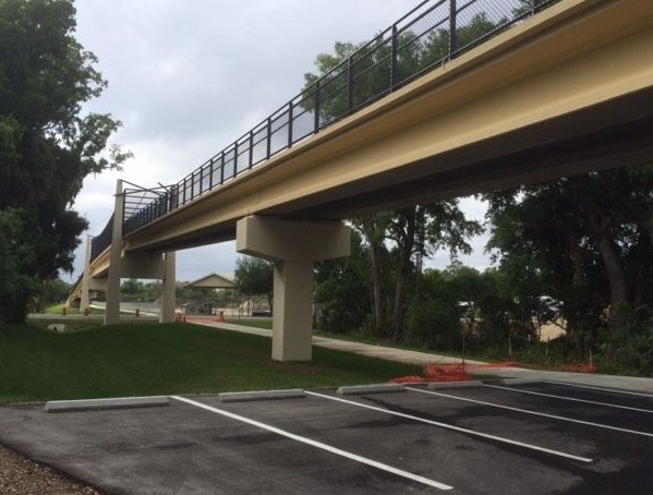 East Central Regional Rail Trail Bridge in Osteen, Florida