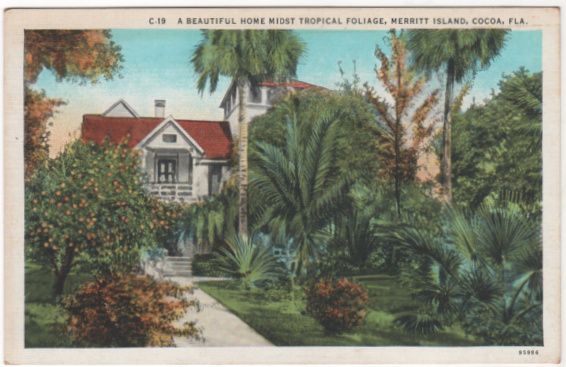 Vintage Postcard, Merritt Island