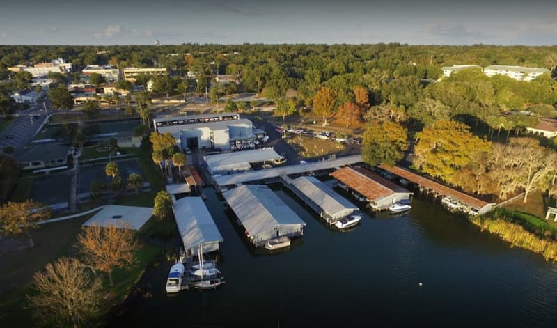 Mount Dora Boating and Marina Center View to the North