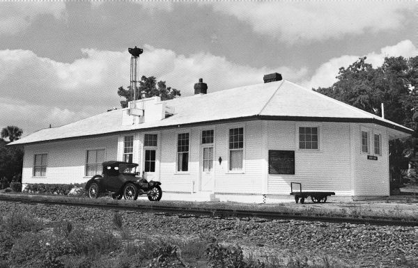 Historic Train Depot is now the Chamber of Commerce