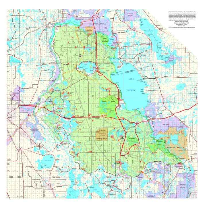 Ocala National Forest Map