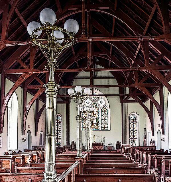 Old Christ Church in Pensacola, interior