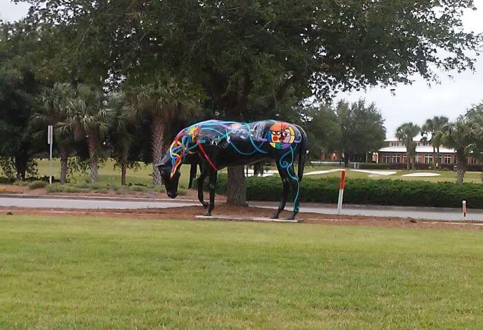 Equestrian Statue at On Top of the World