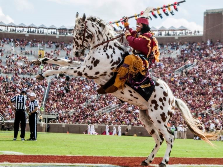 Florida State University, Osceola and his horse Renegade