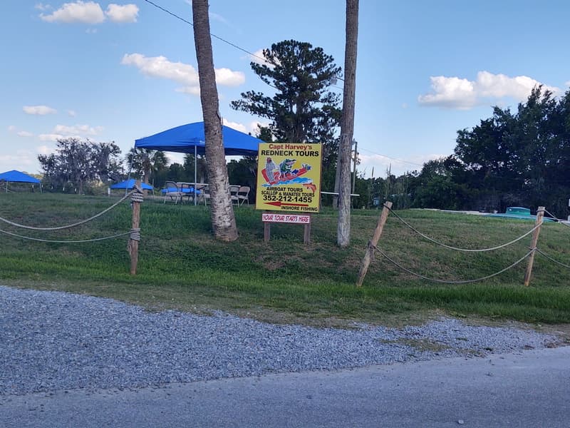 Captain Harvey's Redneck Tours Sign