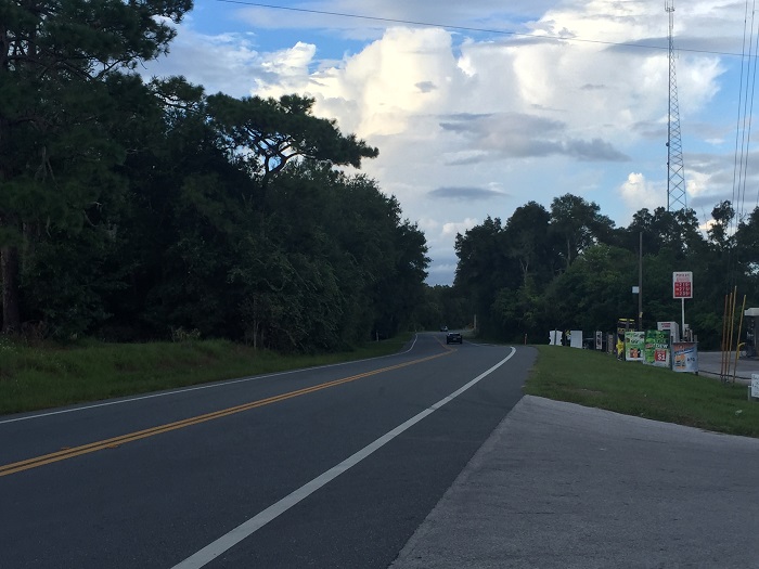 County Road 42 in Paisley, Florida