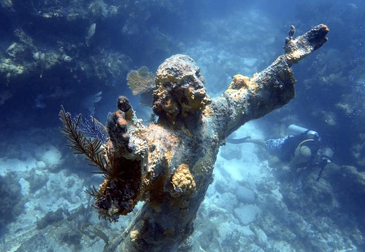 Christ of the Abyss Underwater Statue