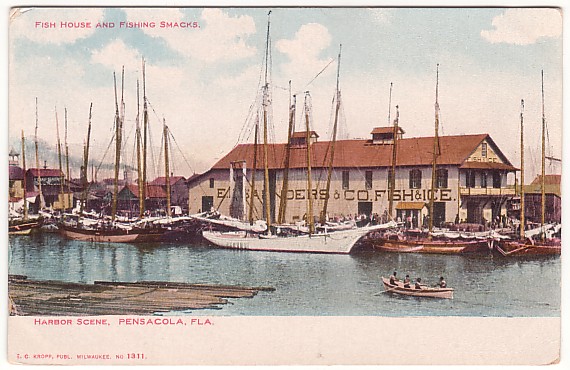 Pensacola Harbor Postcard