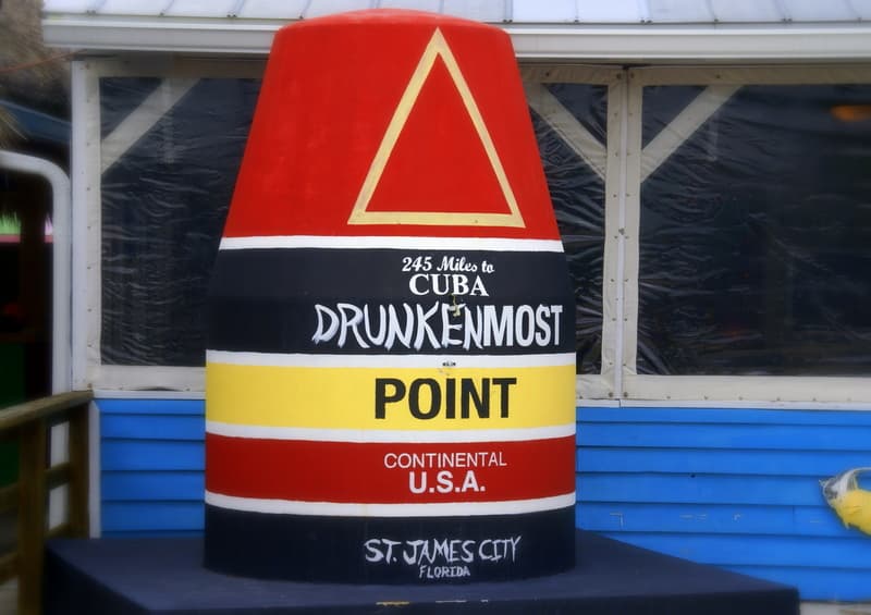St James City Drunkenmost City Marker