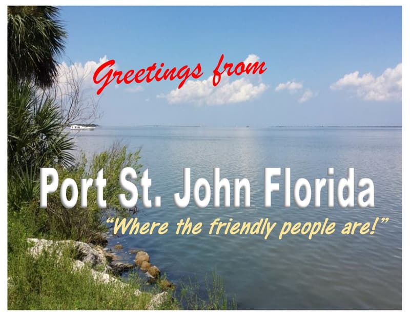 Vintage Postcard Port St John, Florida