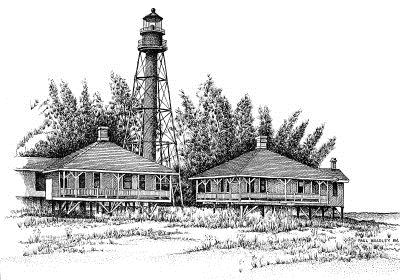 Sanibel Lighthouse by Paul Bradley