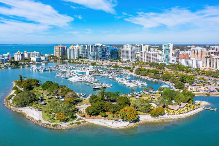 Sarasota Aerial Marina Jack