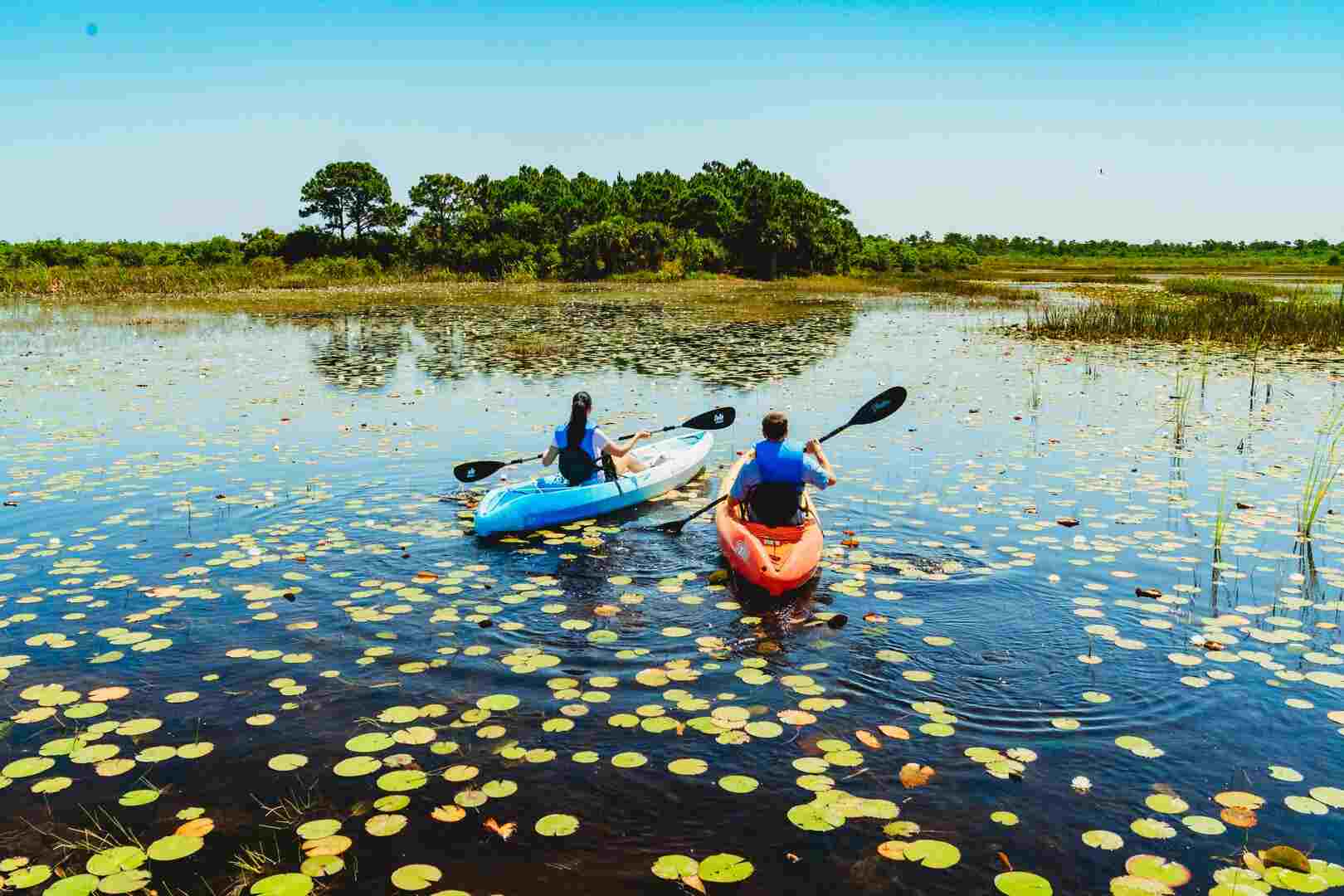 Kayaking at Savannas Preserve State Park