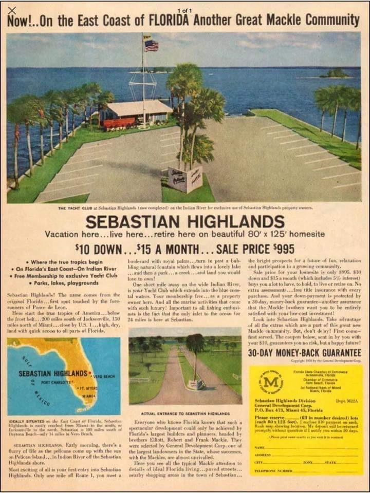 Sebastian Highlands Ad Poster
