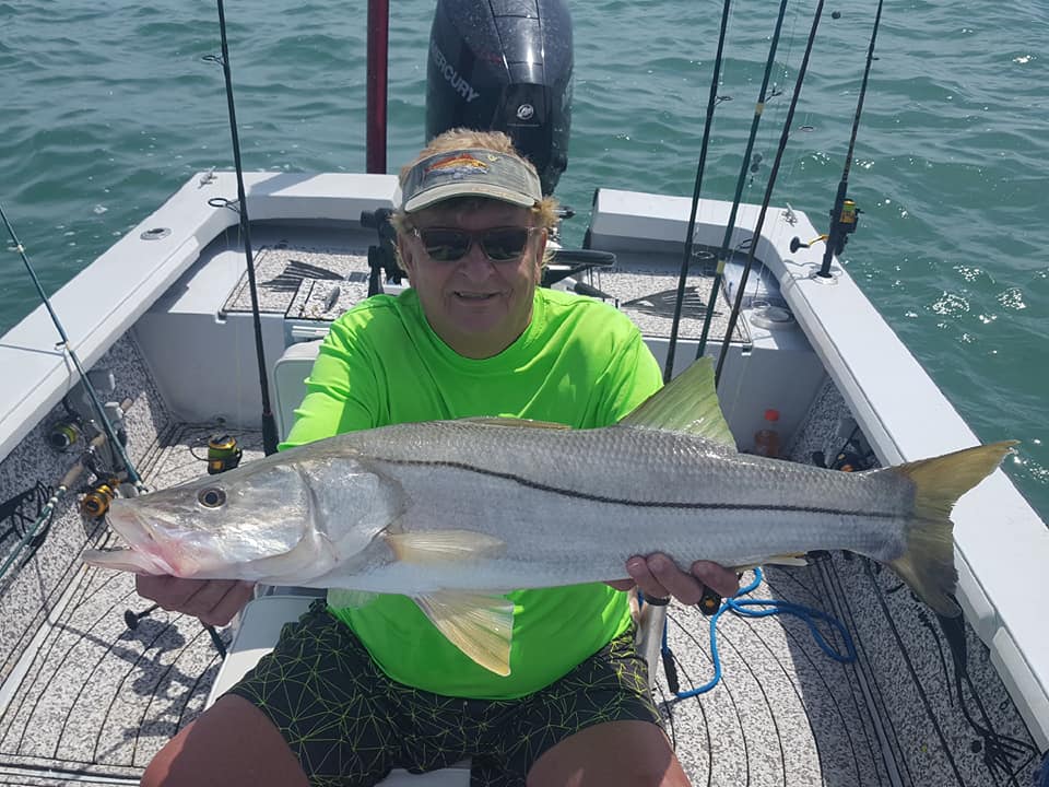 Henry Minneboo with Snook