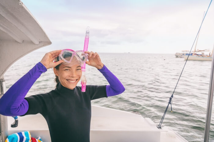 Snorkel Asian Girl