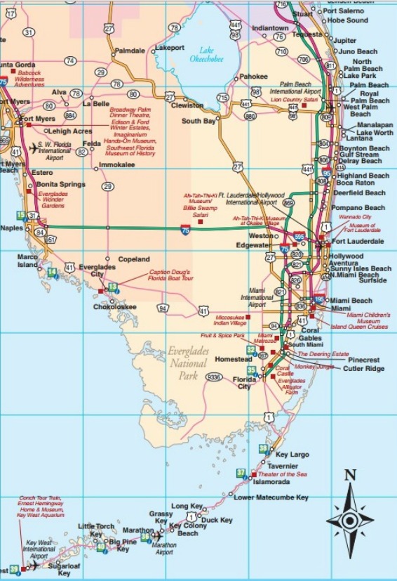 Florida Road Maps   Statewide and Regional