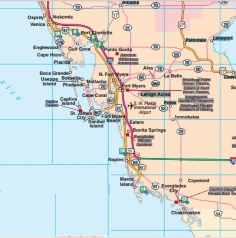 Florida Road Maps - Statewide, Regional, Interactive, Printable