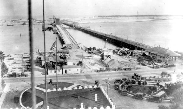 Bridge of Lions Under Construction 1926