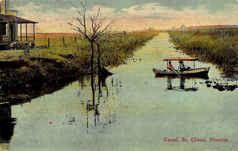 Vintage Postcard St. Cloud Canal