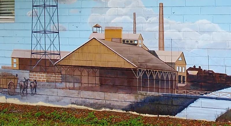 St Cloud Mural Disston Sugar Mill