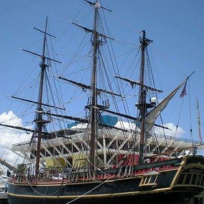HMS Bounty at the Old St Pete Pyramid Pier