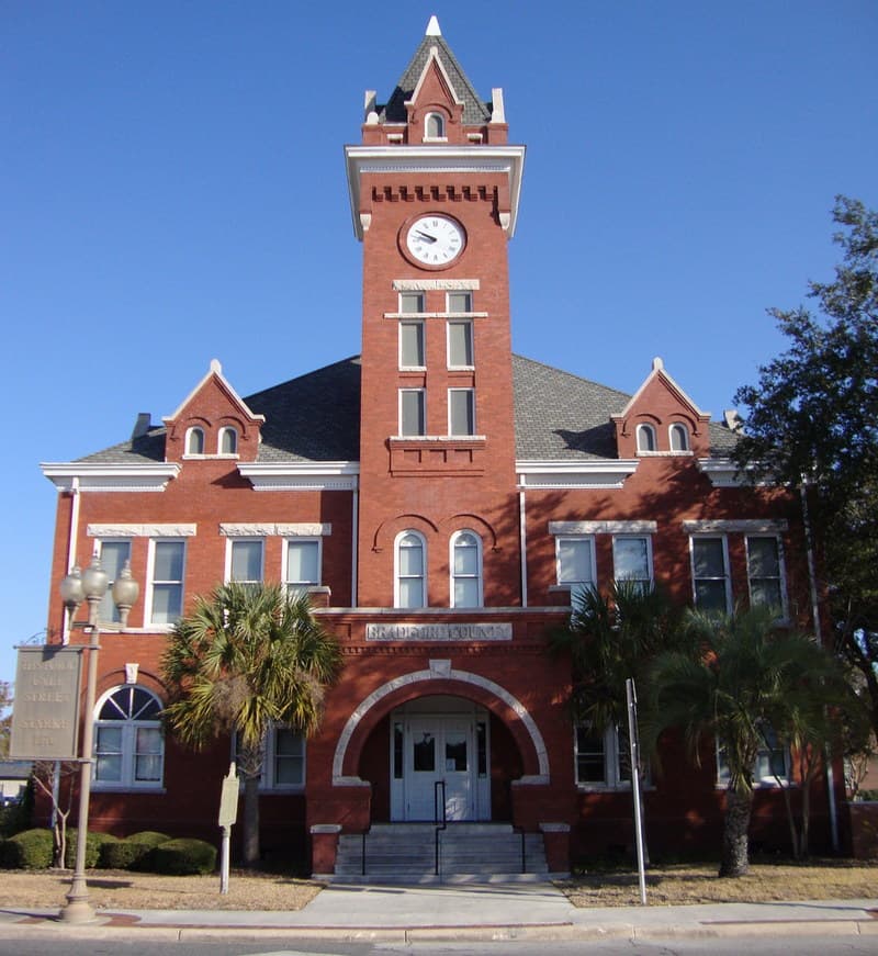 Bradford County Courthouse, Starke, Floride