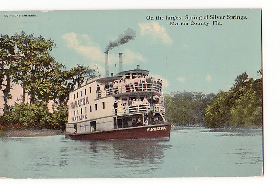 Vintage Postcard Silver Springs, Florida