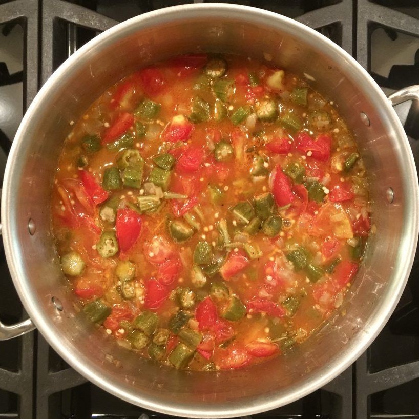 Stewed Okra and Tomatoes