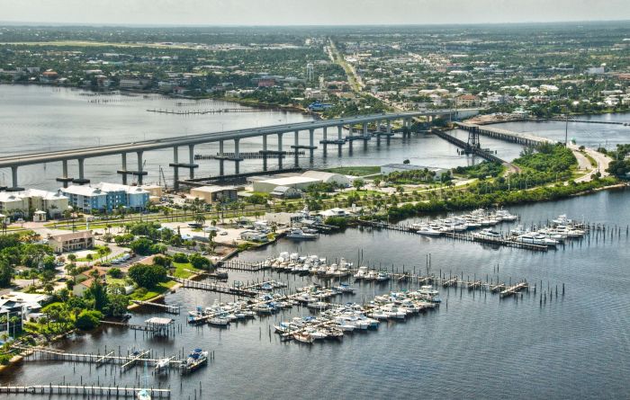 Stuart Florida Aerial View