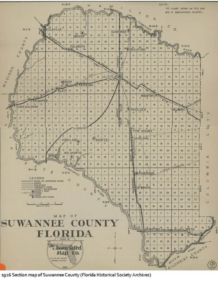Suwannee County, 1926